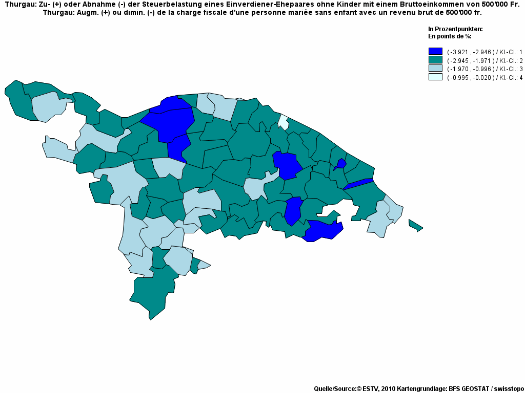 Choropleth map of rf26