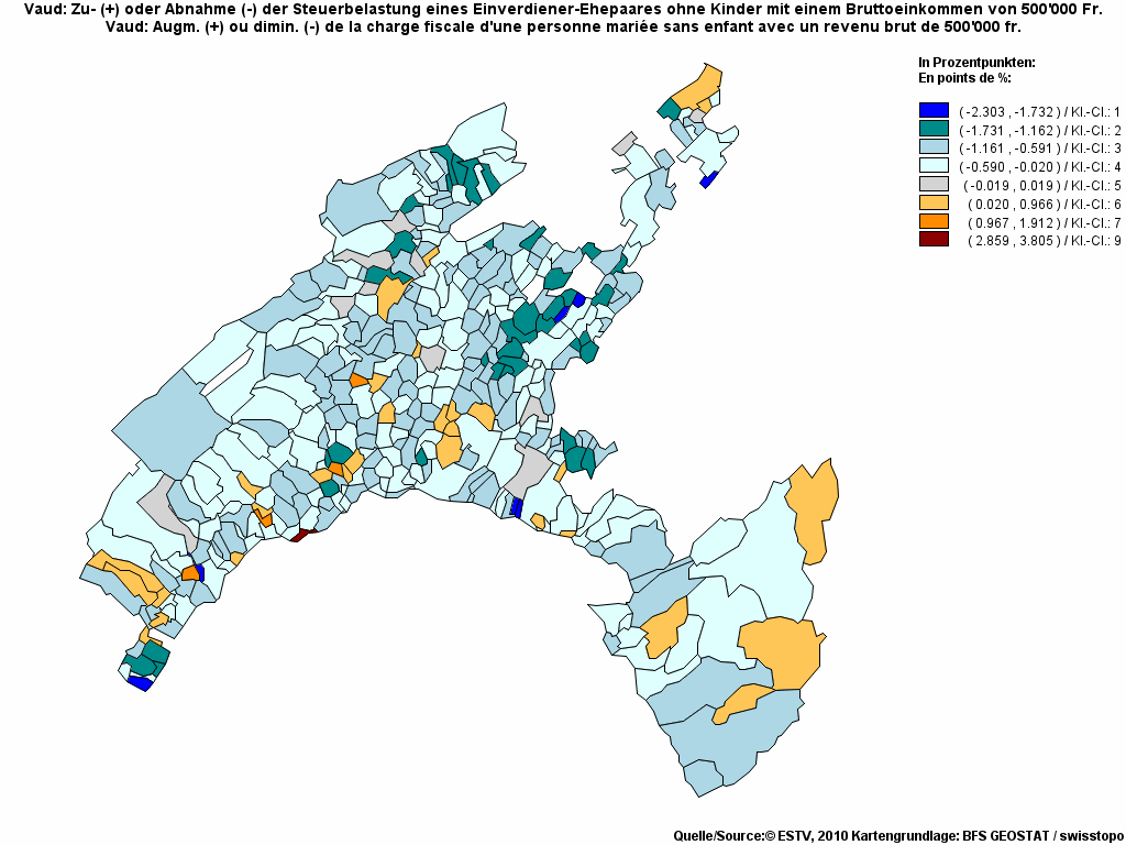 Choropleth map of rf26