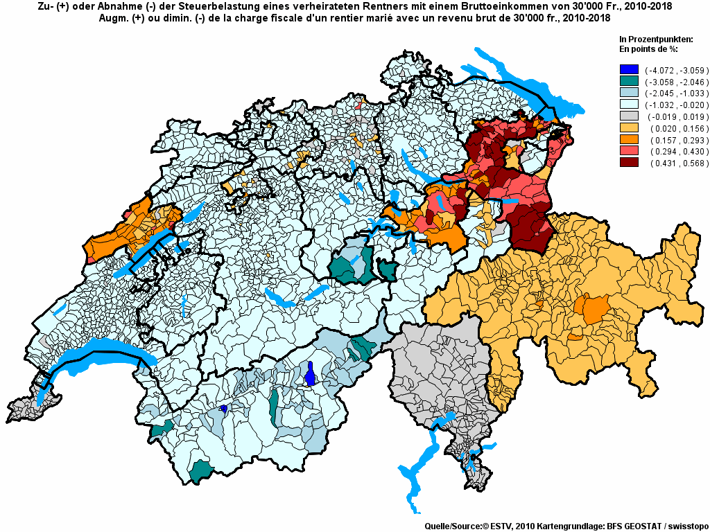 Choropleth map of rf9