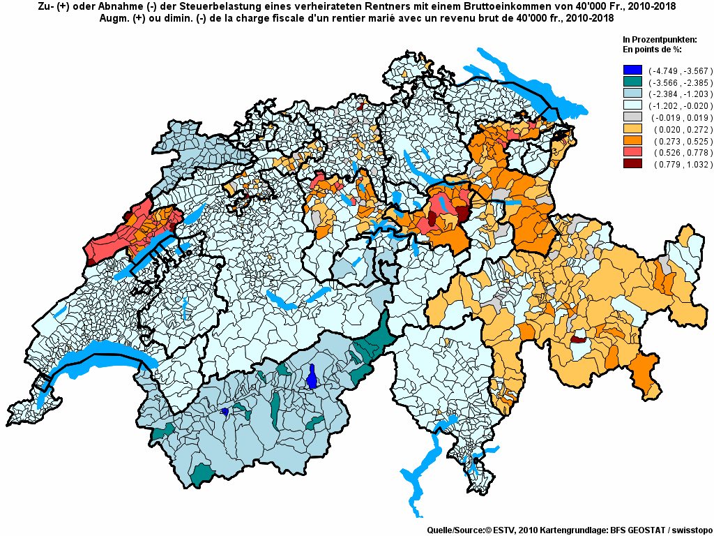 Choropleth map of rf11