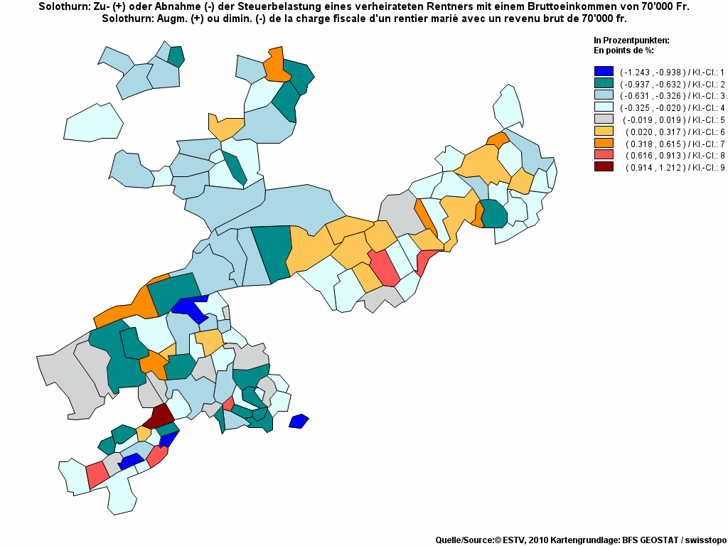 Choropleth map of rf15