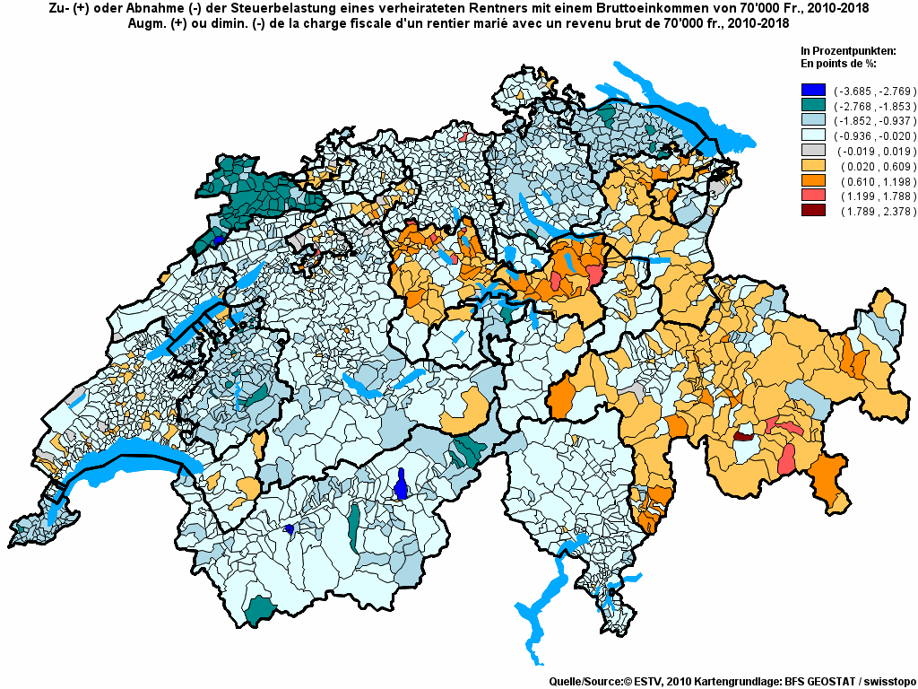 Choropleth map of rf15