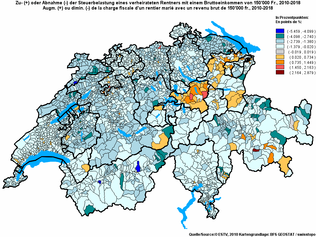 Choropleth map of rf20