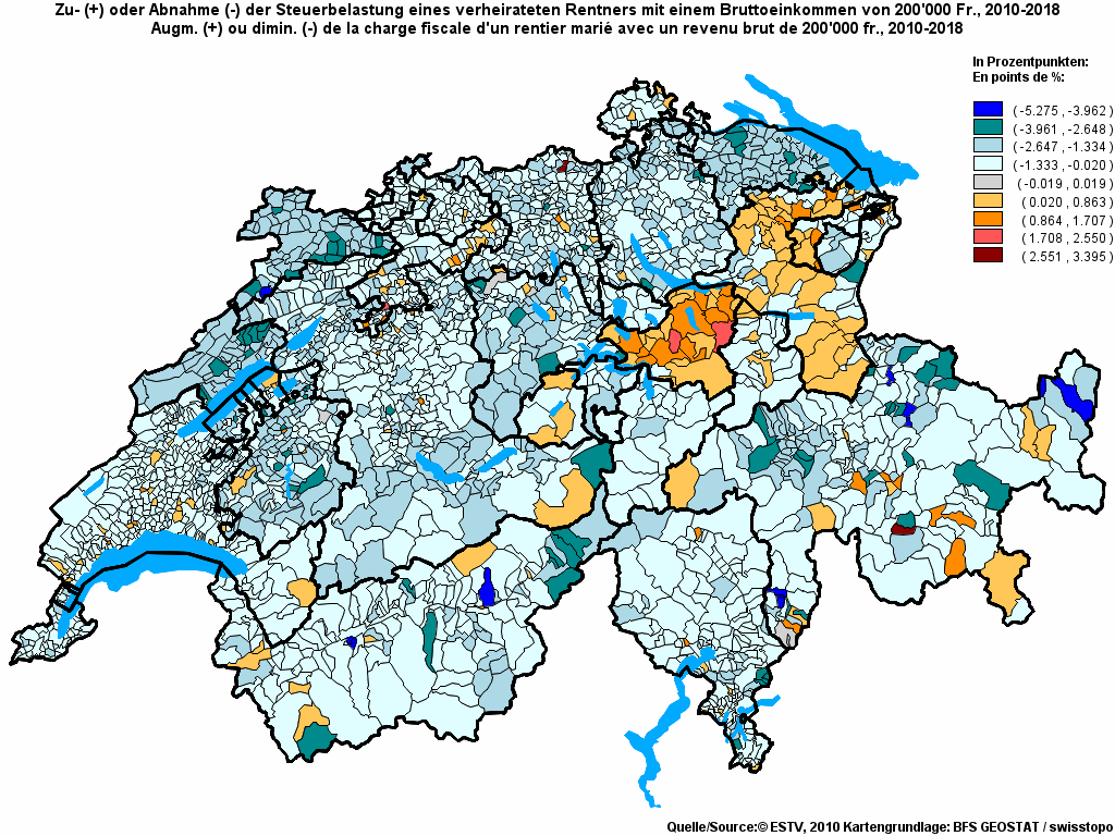 Choropleth map of rf22