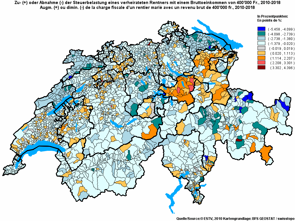 Choropleth map of rf25
