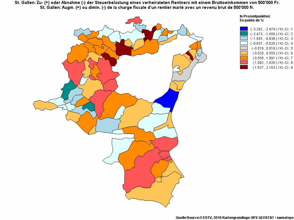 Choropleth map of rf26