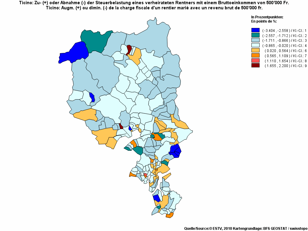 Choropleth map of rf26