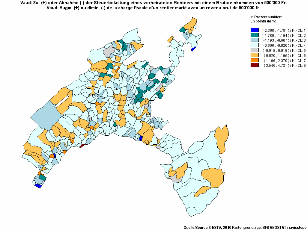 Choropleth map of rf26