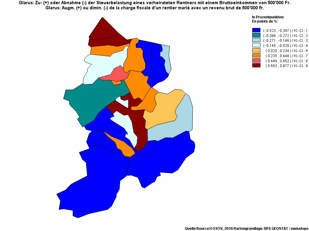 Choropleth map of rf26