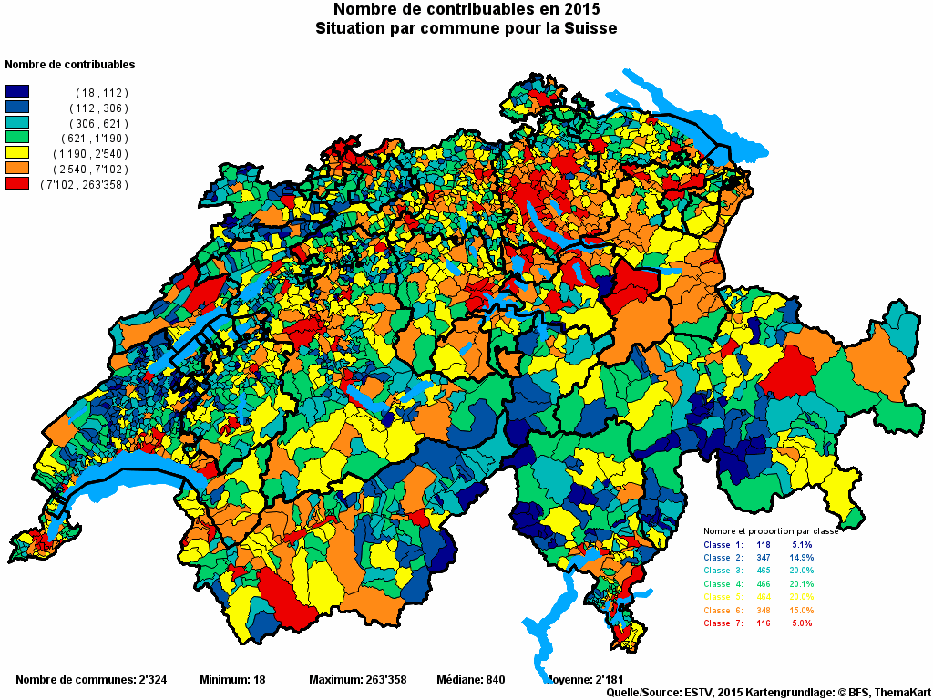 Choropleth map of rvariable